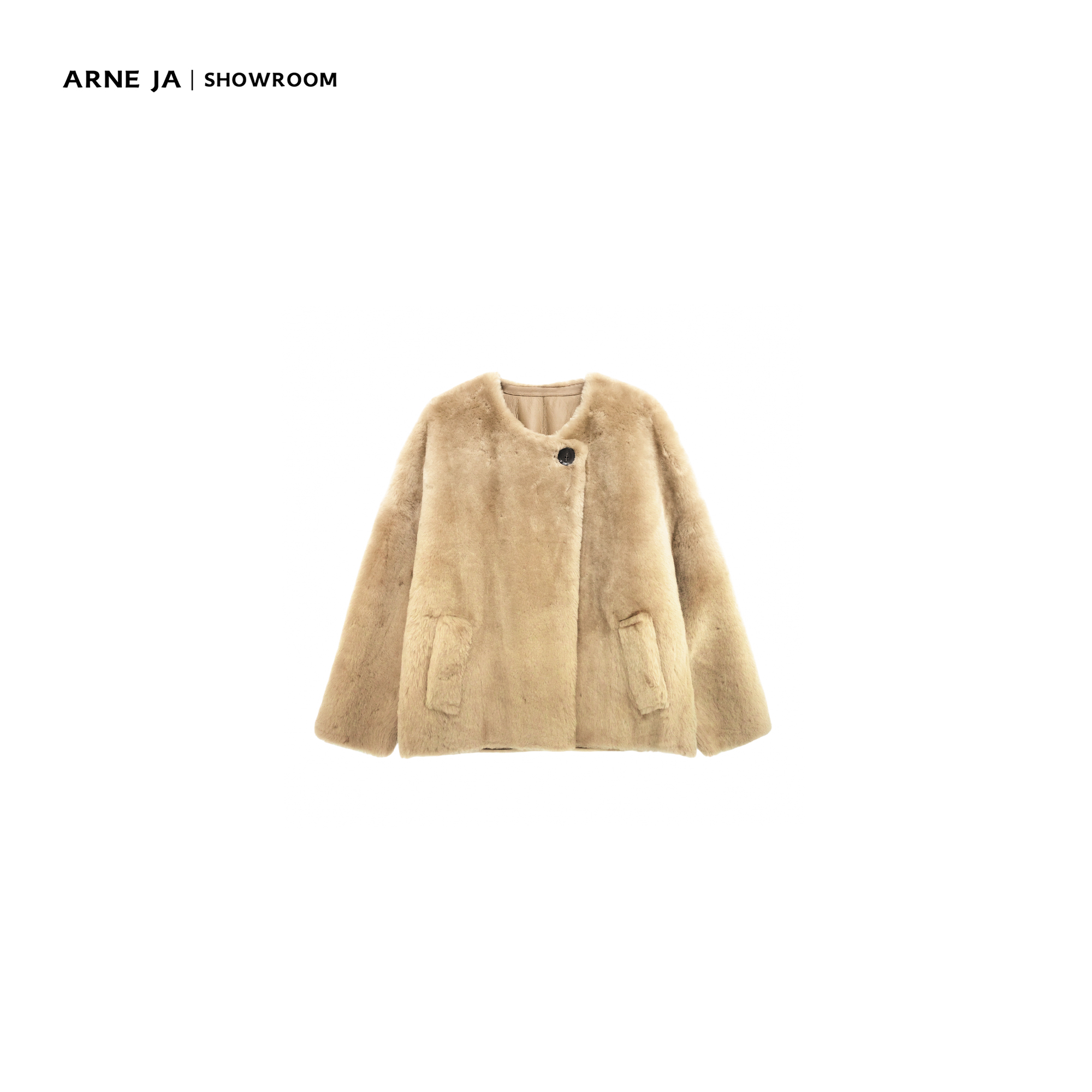ARNE JA｜“匠人系列”轻奢西班牙进口美利奴羊皮毛一体皮草外套5026