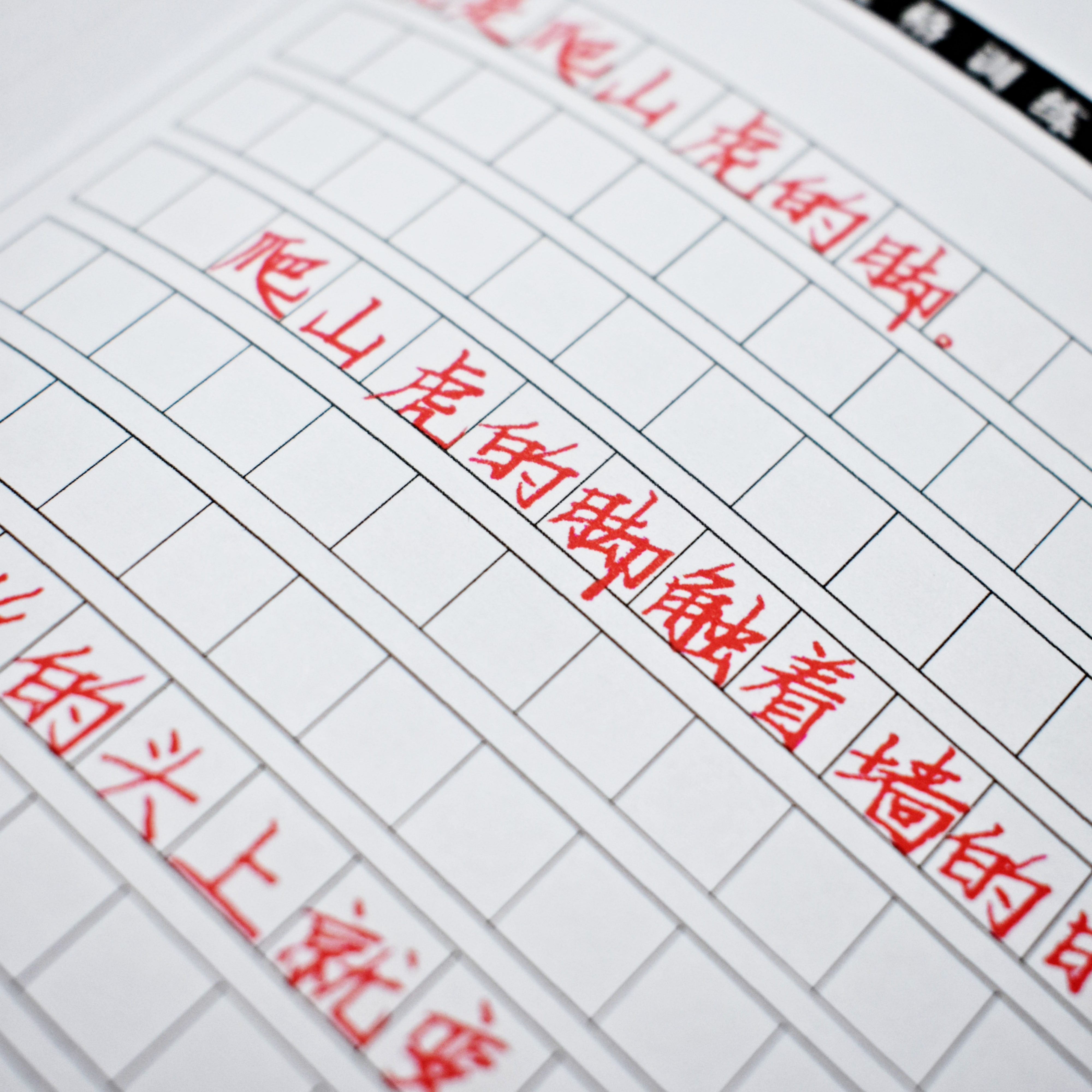 篇章手写作业体楷书快写作文格篇章练习字帖共30张