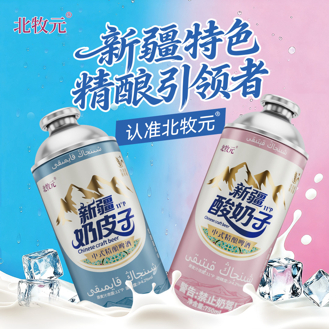 【北牧元】新疆奶皮子精酿啤酒 混合装 网红爆款正品直发