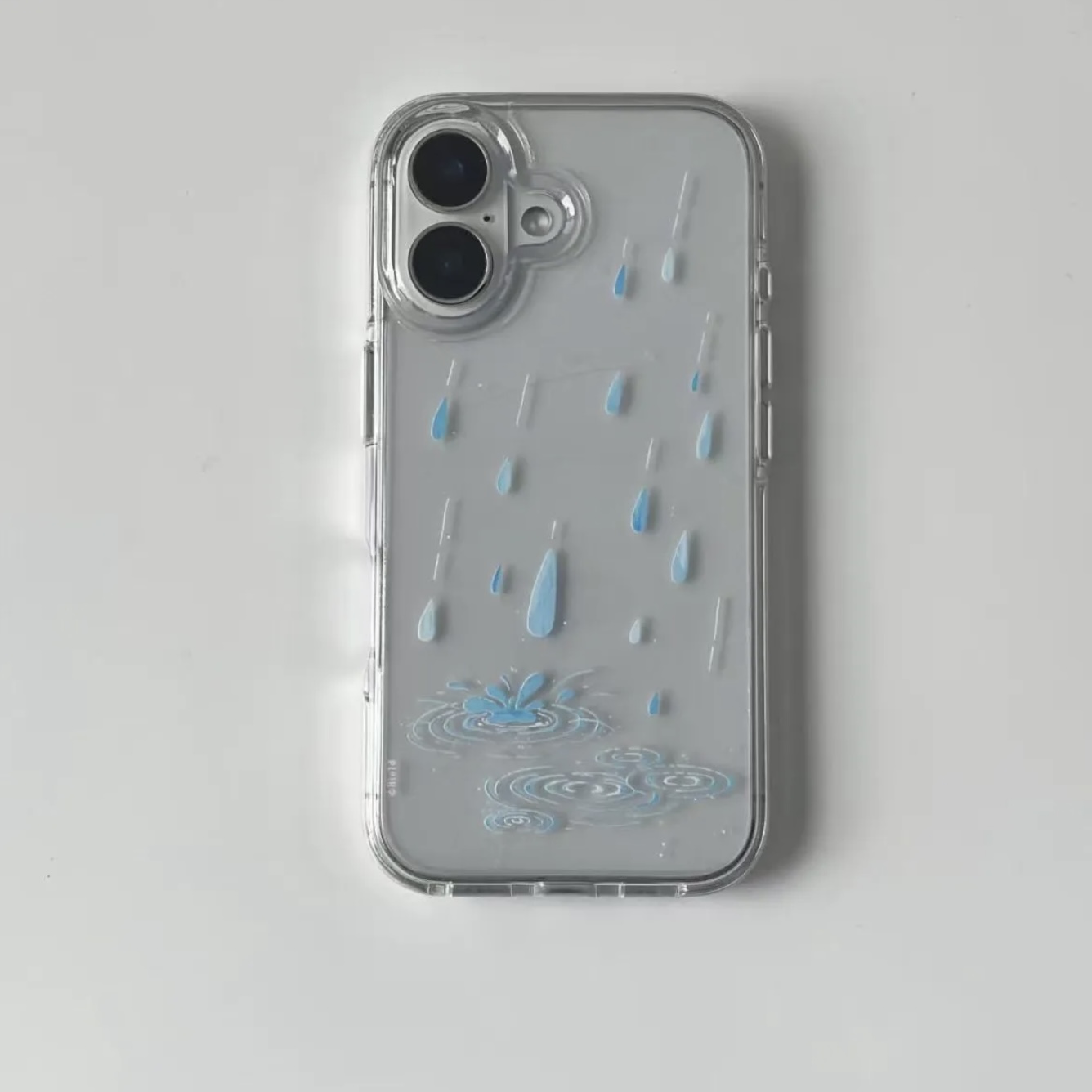 BANCA下雨天适用iPhone16/15透明手机壳苹果14华为vivio小米oppo