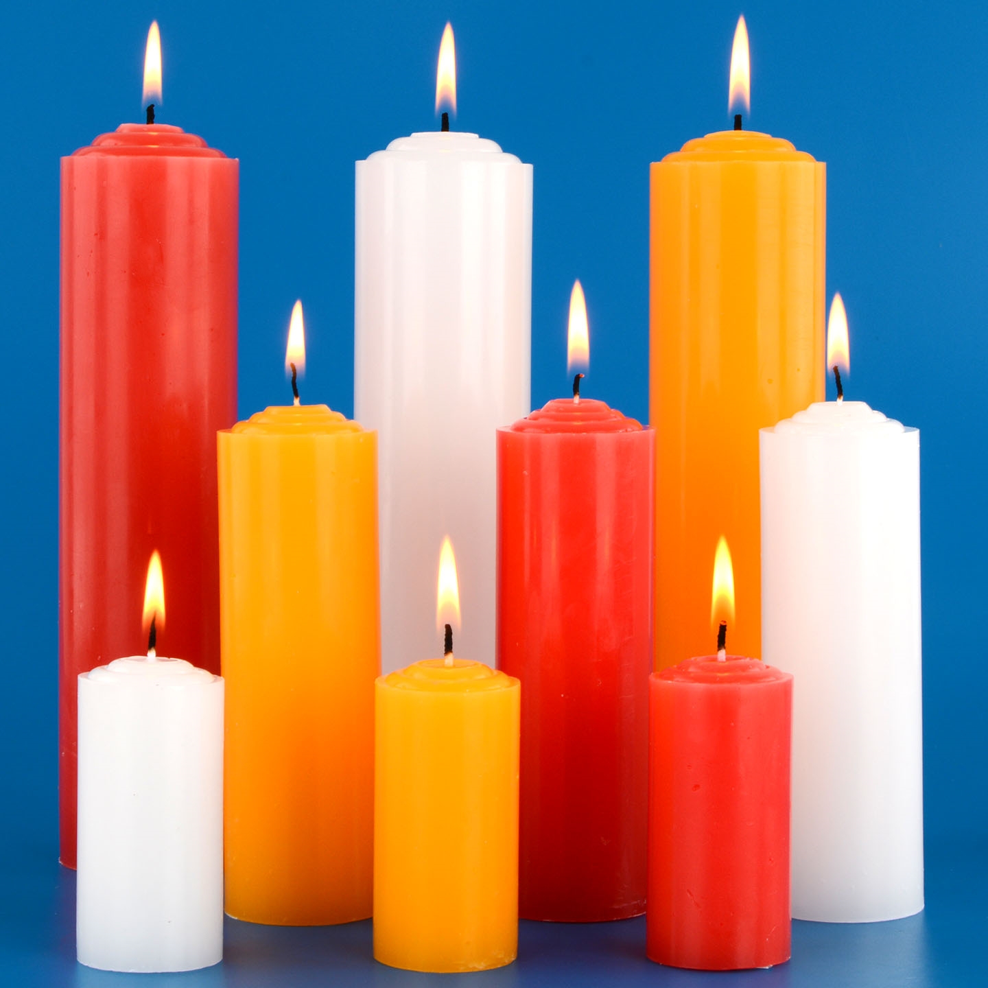 加粗款短小圆柱大号普通家用照明蜡烛过年红色白腊无烟味停电应急