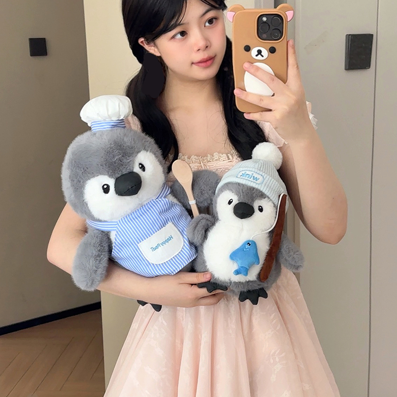 呆萌小企鹅公仔玩偶可爱毛绒玩具女孩睡觉抱枕娃娃男女生生日礼物