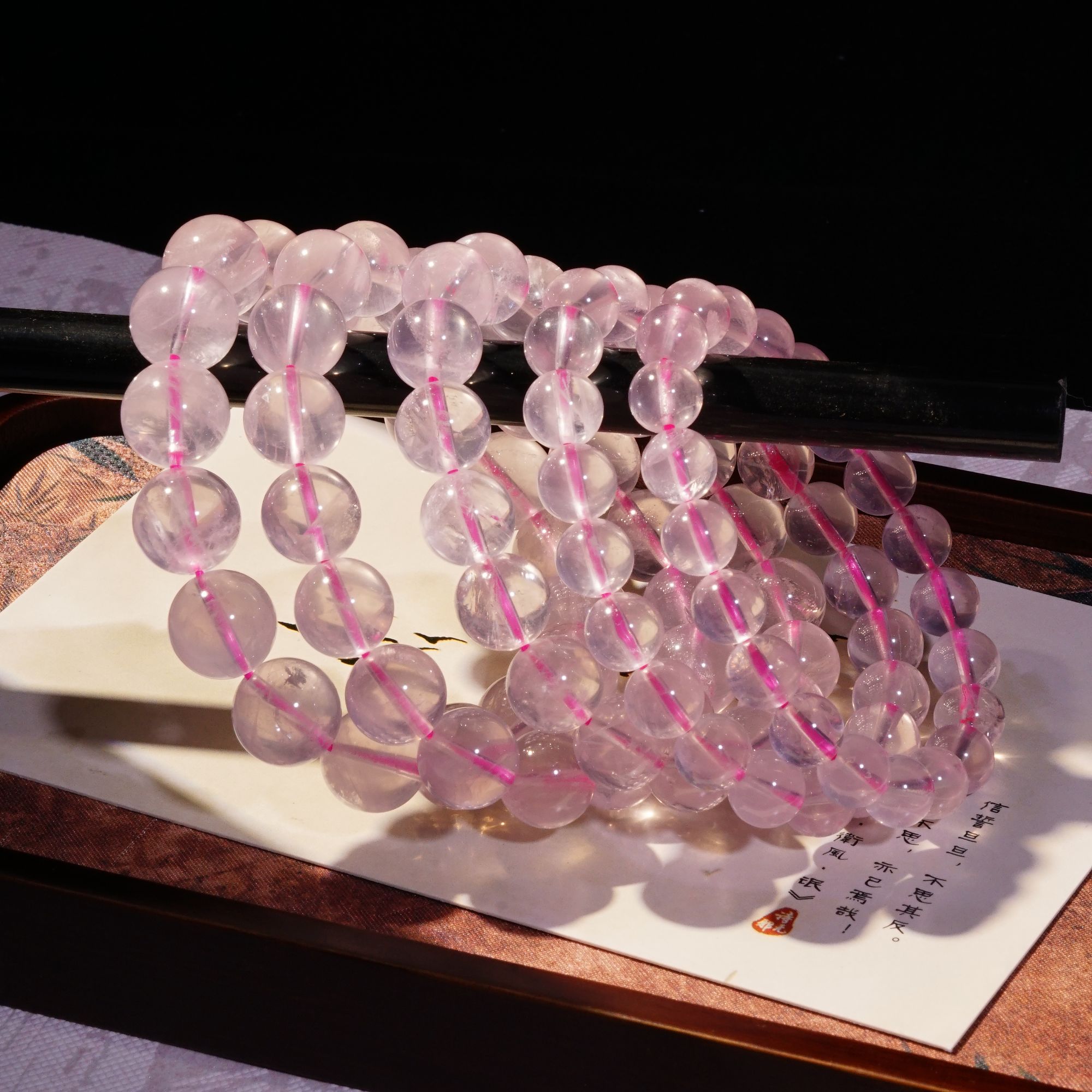 马粉单圈手串--多样性发其一