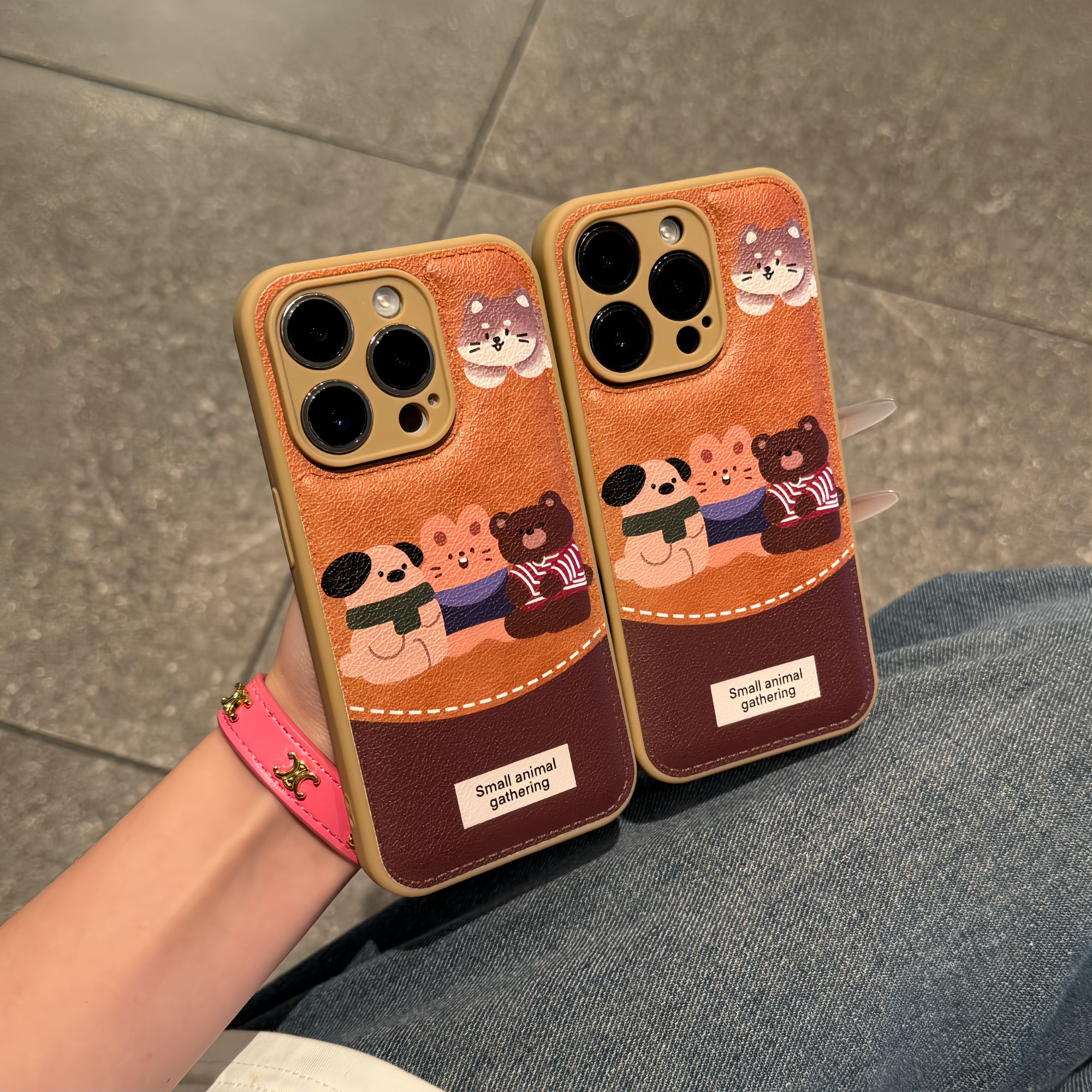 三只动物适用苹果16promax手机壳iPhone15promax华为vivo小米oppo