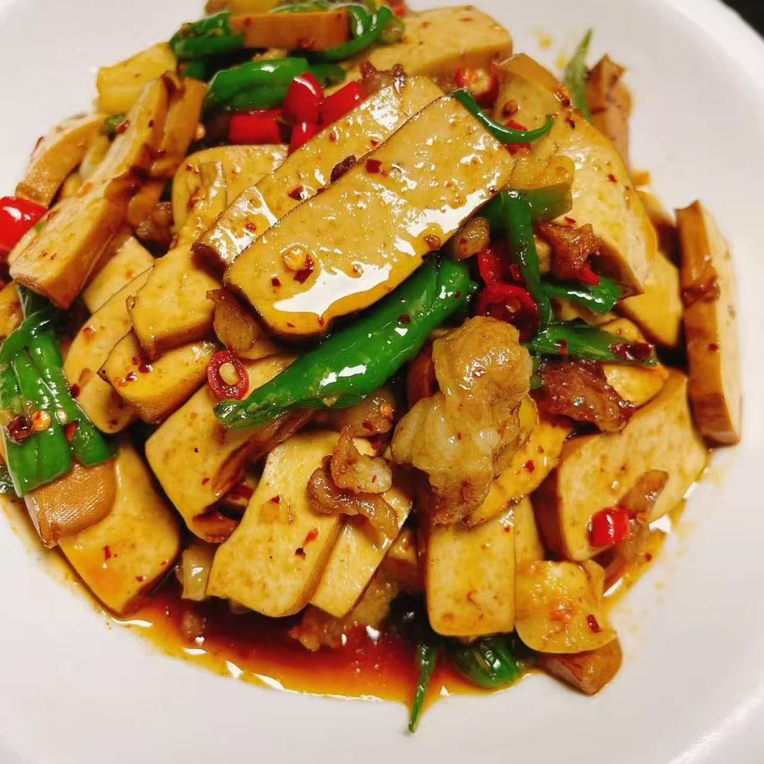 江西仙源豆腐干手工豆腐干烟熏豆腐干农家制作大块豆腐干