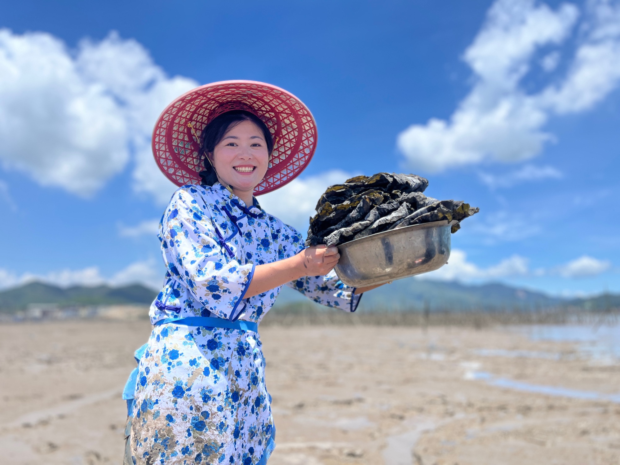 福建霞浦特产整片手工挂晒海带干货海洋蔬菜头水特厚口感Q弹