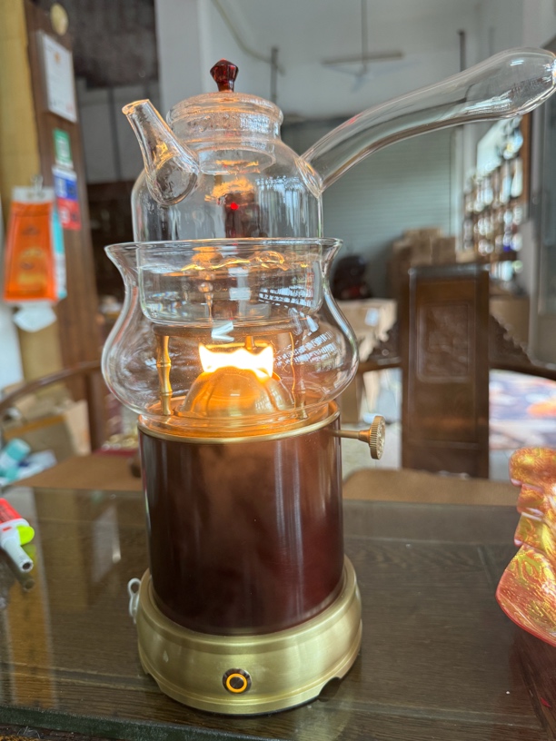 充电式防风复古烧水煮茶适用潮汕功夫茶具空气灯茶炉