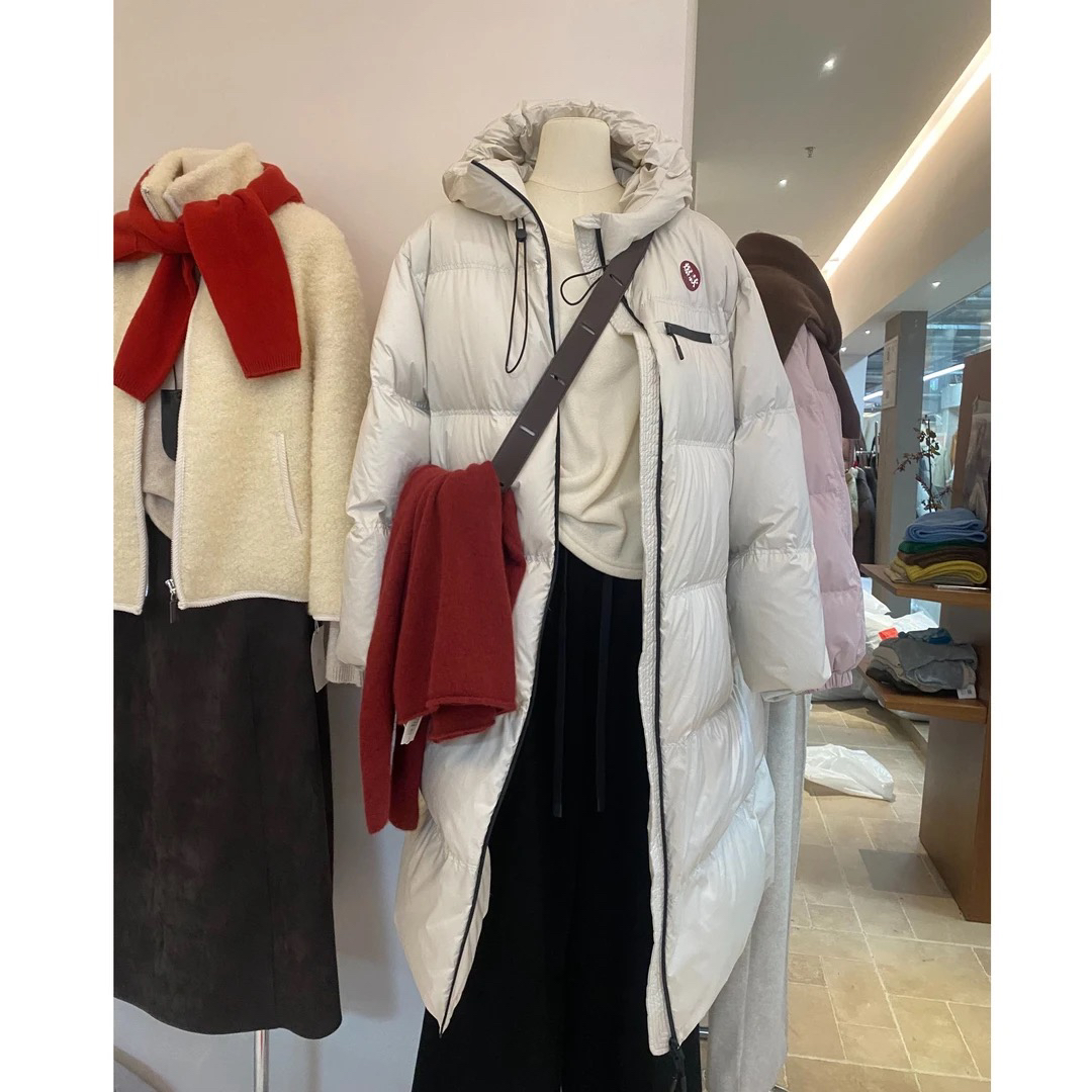 女士冬季韩版时尚休闲长款加厚羽绒服