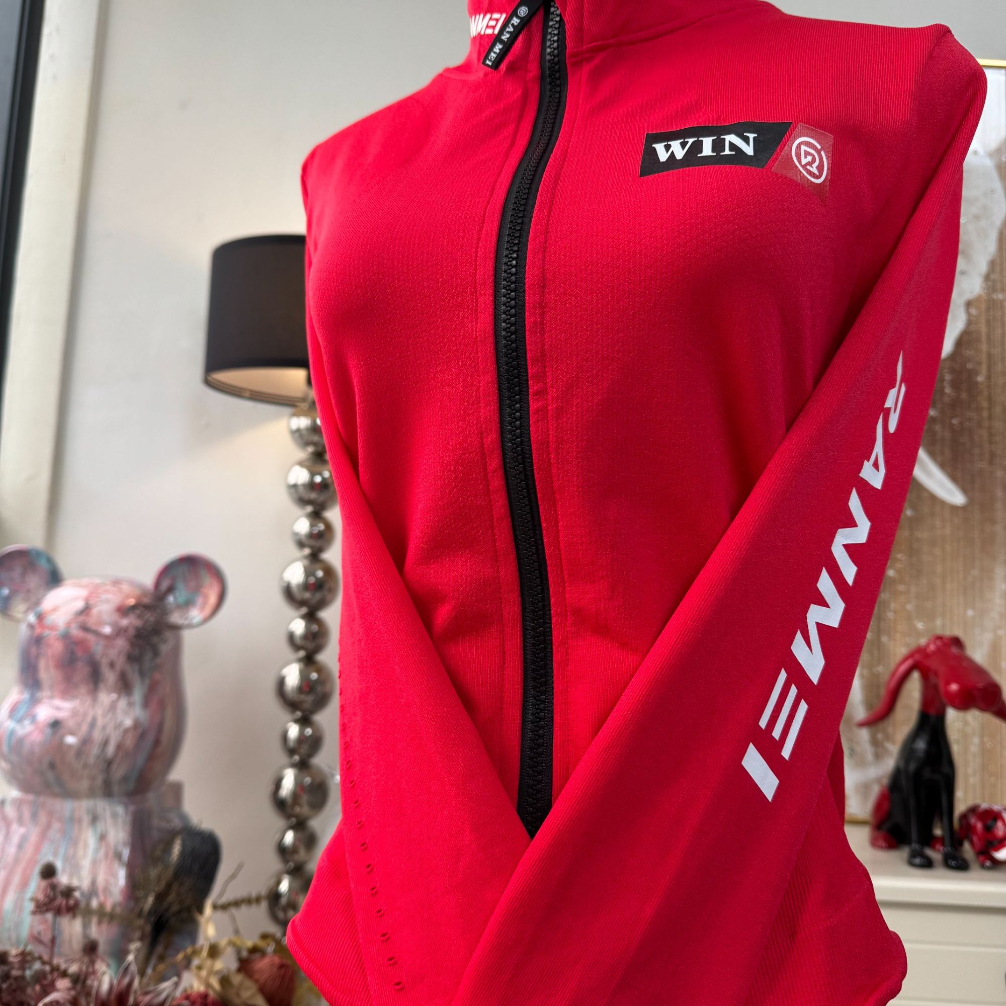 {健身娇专属}冉玫压缩立领拉链衫休闲保暖针织外套夹克上衣春秋