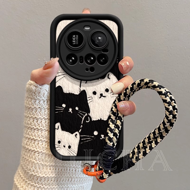 多只猫咪适用小米17手机壳17promax新款15spro防摔硅胶全包高级