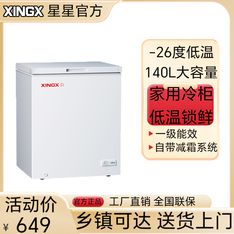 家用/商用卧式大容量冷藏冷冻冰柜满足日常需求