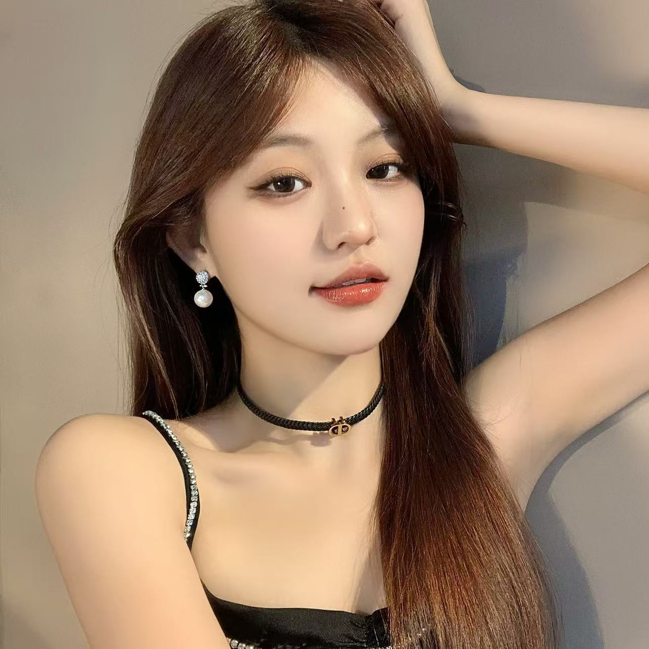 FULL GIRLISH耳环00736气质珠珠百搭耳钉耳饰