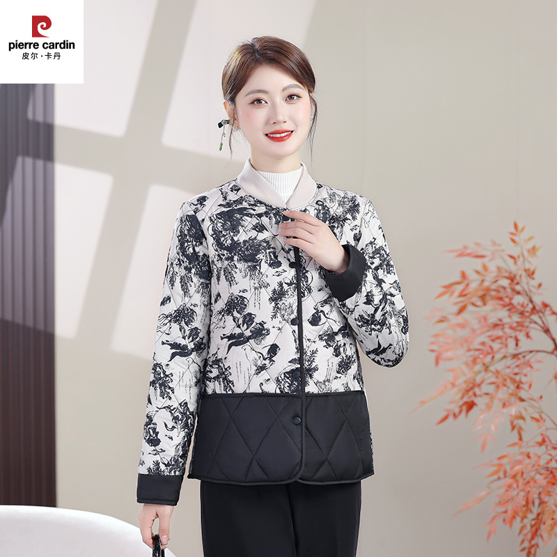 皮尔卡丹新款妈妈秋装中老年女装冬装奶奶装爆款中老年女装妈妈装