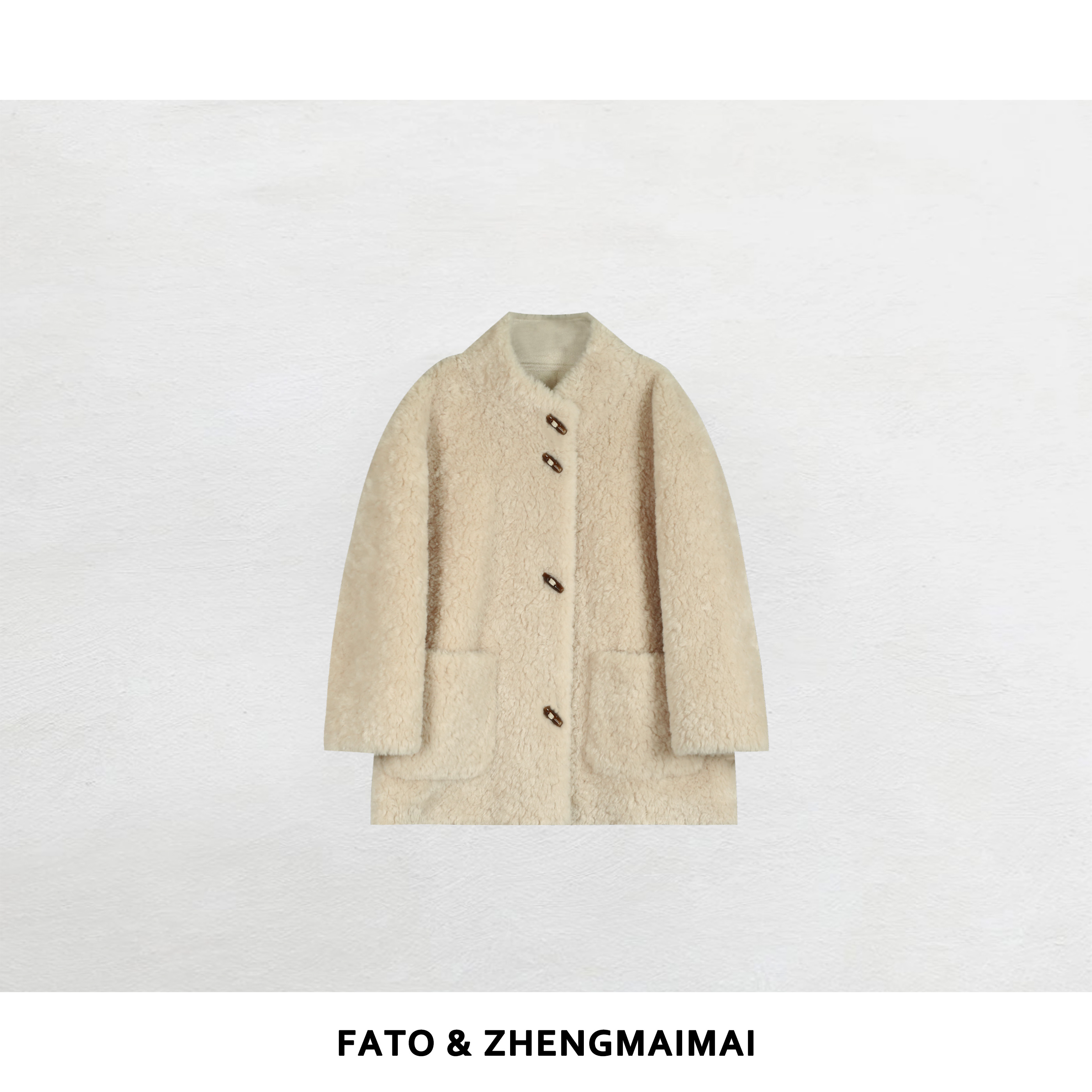 郑买买 北极软糖 秋冬款时尚休闲保暖基础百搭毛毛外套 YZ50926W1