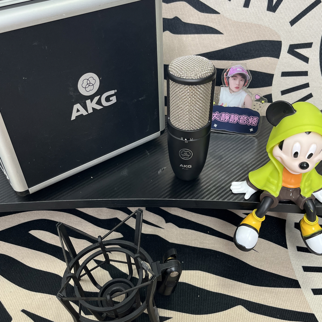 95新 AKG/爱科技 二手包装齐全艾科技p420功能完好