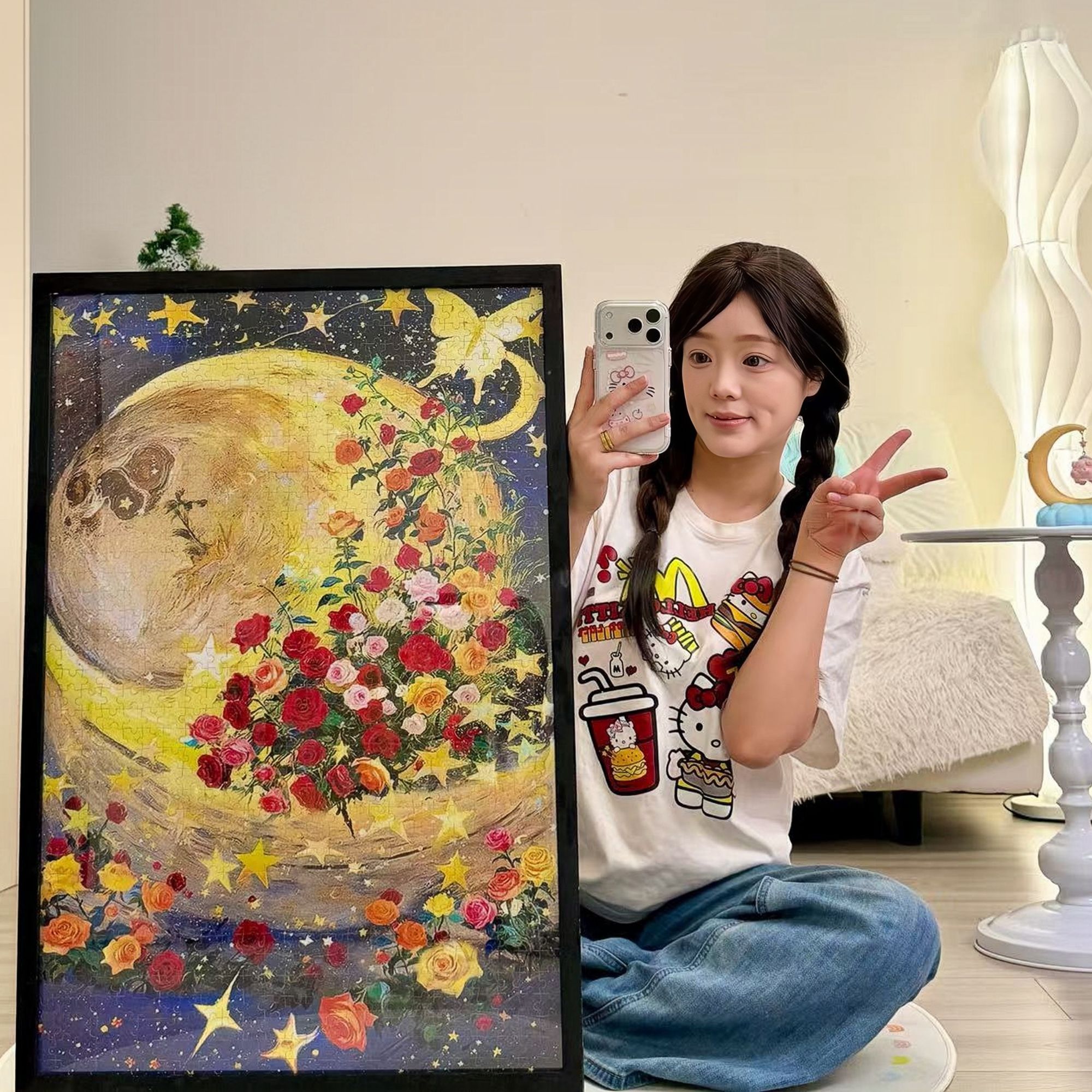 Ezz图韵小铺正品《月壤星蝶》300/500/1000高清木质拼图