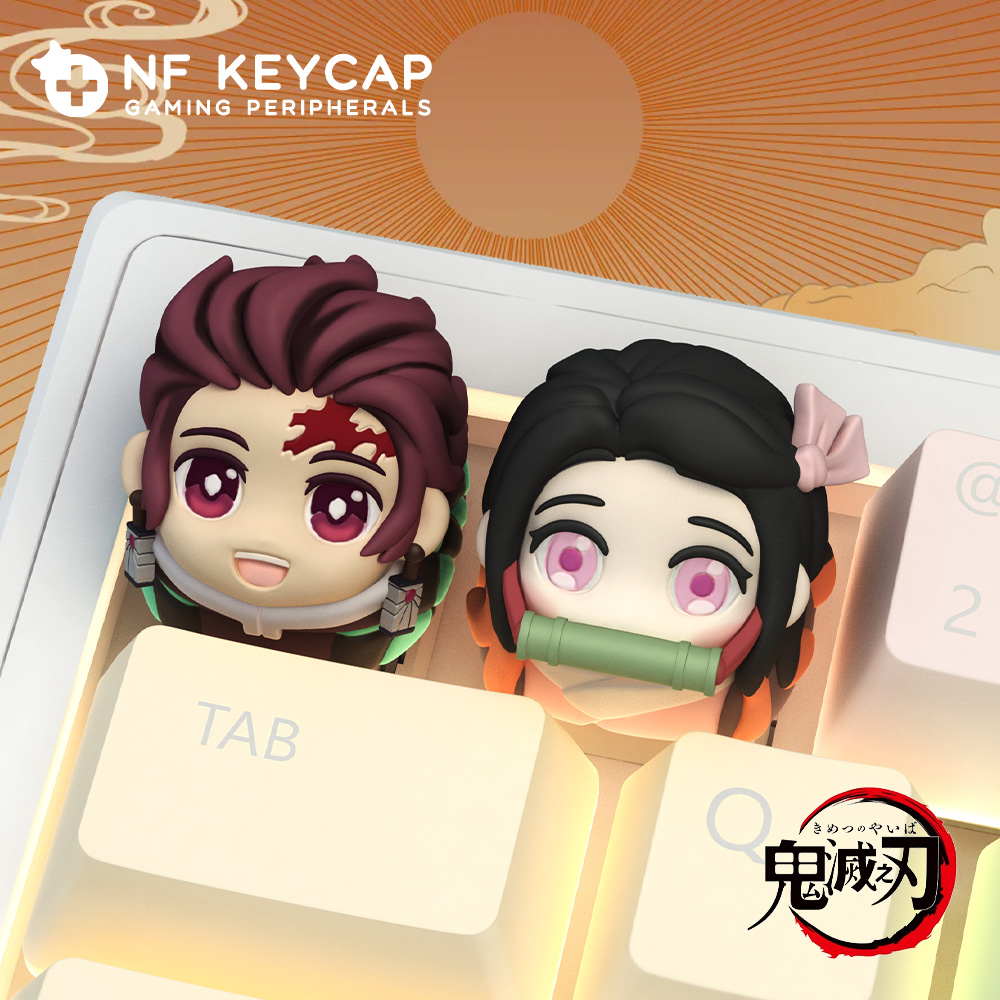 鬼灭之刃周边创意键帽立体机械键盘按键帽动漫周边客制化
