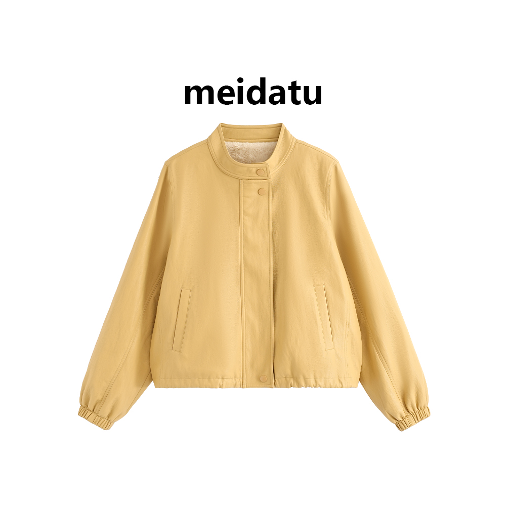 美哒兔（寒境骑士）冬季抗风保暖皮衣外套（小个子版）CK3202-5