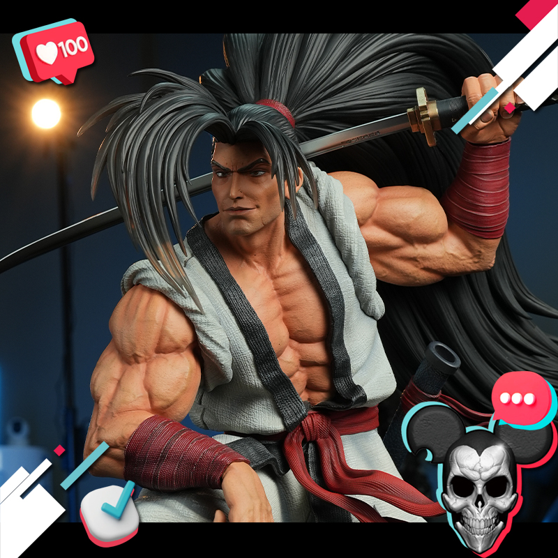 【鼠先生 现货】Kinetiquettes 侍魂 霸王丸 1/4 手办 雕像 正版