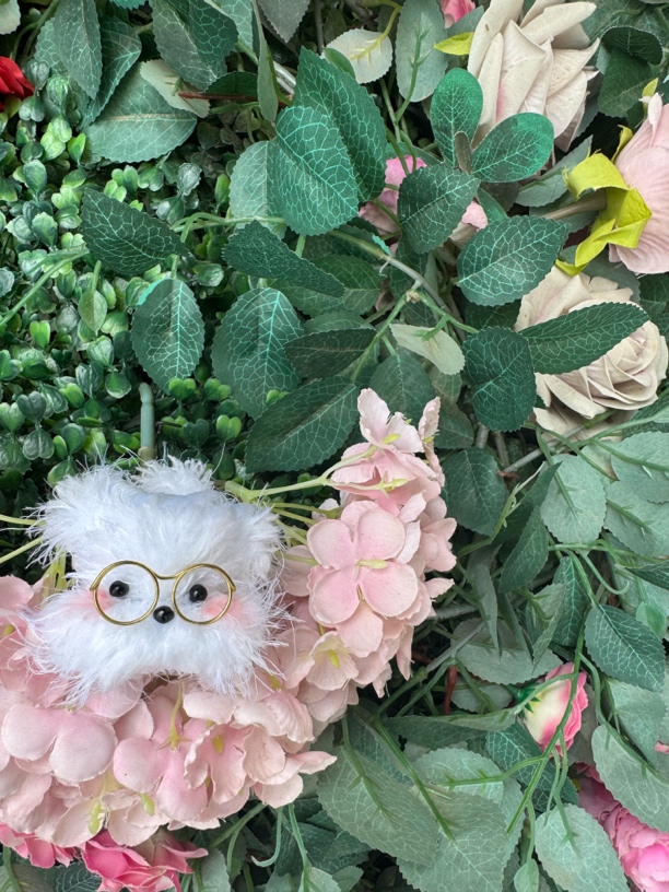 毛绒玩具公仔玩偶礼物挂件仿真马尔济斯小狗手工制品拍下不退不换