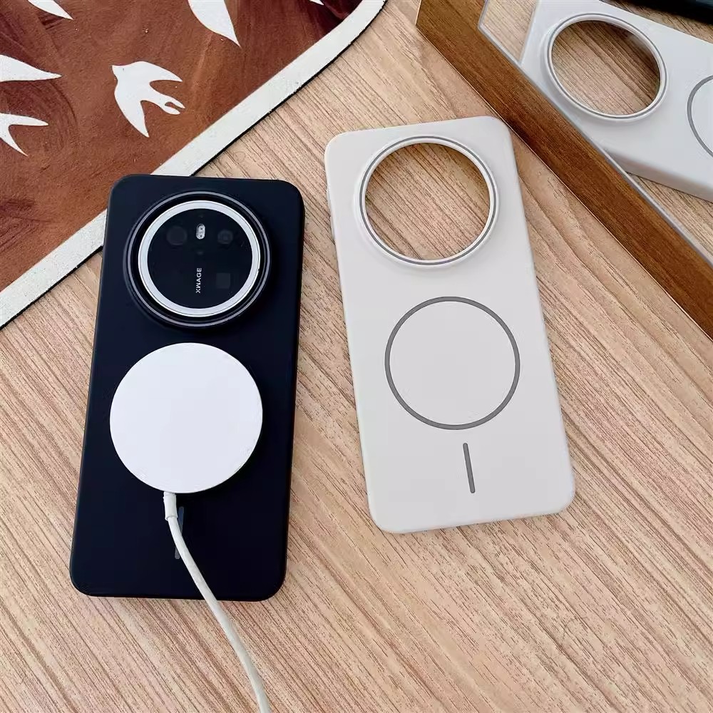 适用华为mate70pro手机壳磨砂磁吸mate80promax全包防摔70/60简约