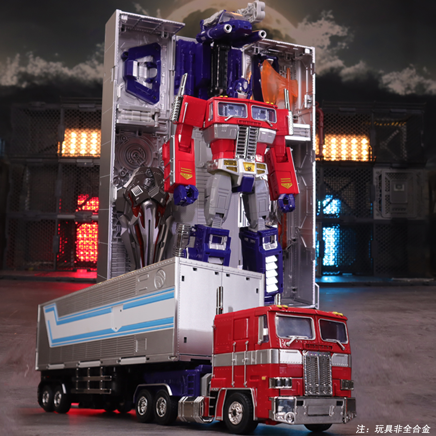 变形玩具汽车机器人平头擎天司令官合金手办模型适合男孩