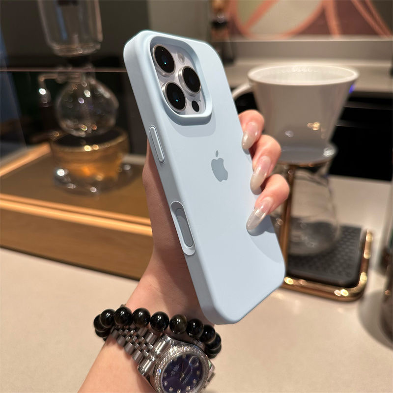 液态硅胶一体相机按键适用苹果16promax手机壳iPhone16新款16pro