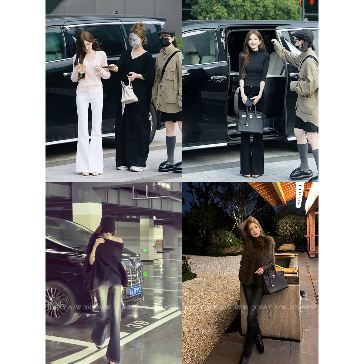 |许妍丰臀神裤|紧身喇叭裤 精致气质美女秋冬常规版+加厚版 K1717