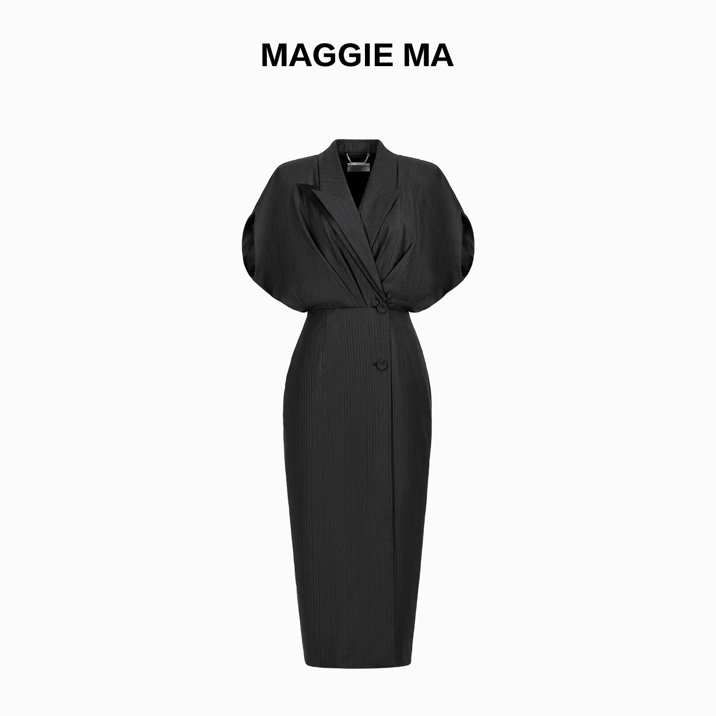 MAGGIEMA马婧款法式气质显瘦包臀连衣裙连体裤高级高端西装382D