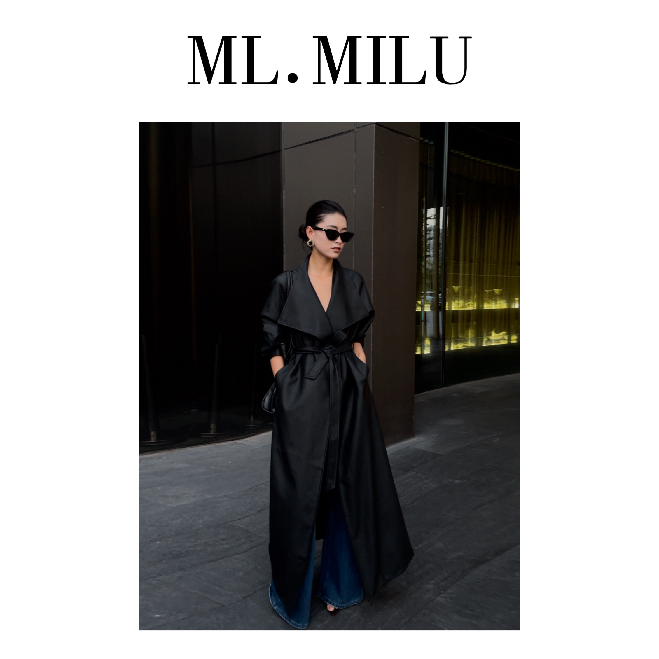 长款大翻领皮风衣外套2025秋季装新品女装时尚洋气显瘦气质长外套