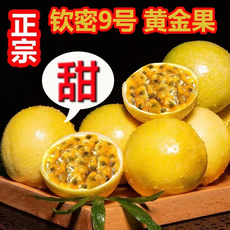 【钦密9号】正宗黄金百香果现摘大果新鲜水果整箱原产地包邮酸甜