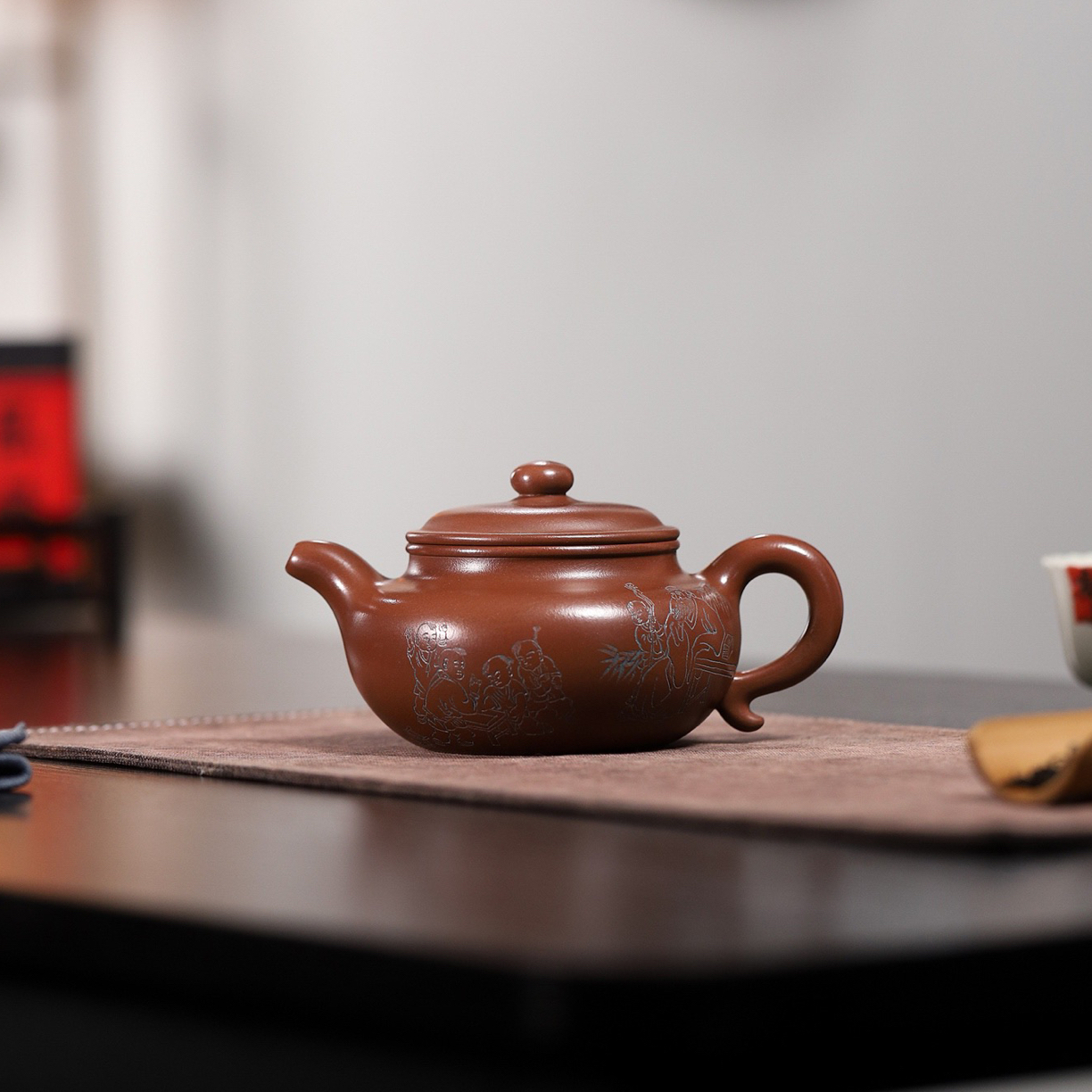 【仿古】 泥料：大亨紫泥 320cc 作者：毛阿明