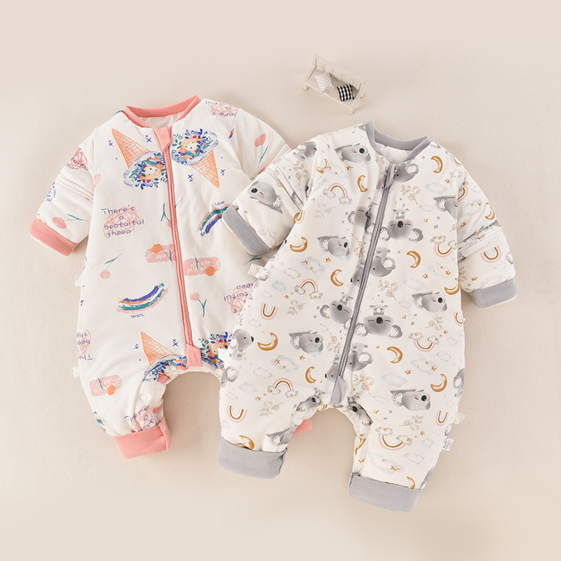 恒温防踢被0-3岁婴儿冬季加厚儿0到6岁儿童睡袋1-3岁秋冬纯棉睡袋