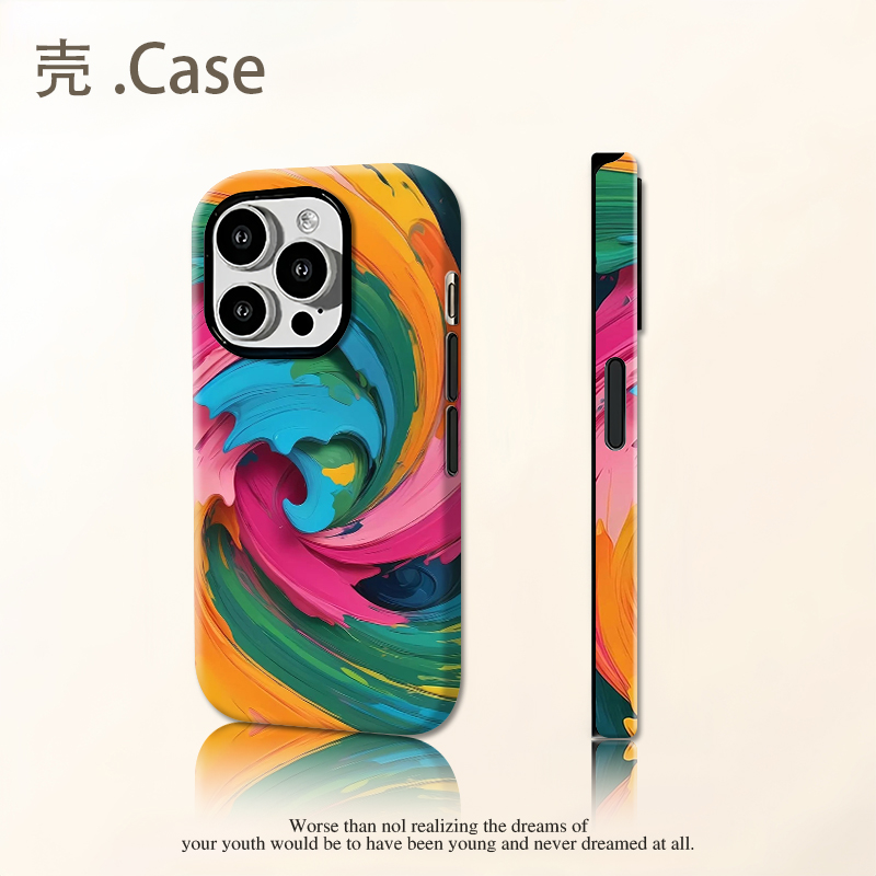 染料漩涡适用于苹果iPhone17promax安卓小米OPPO华为二合一