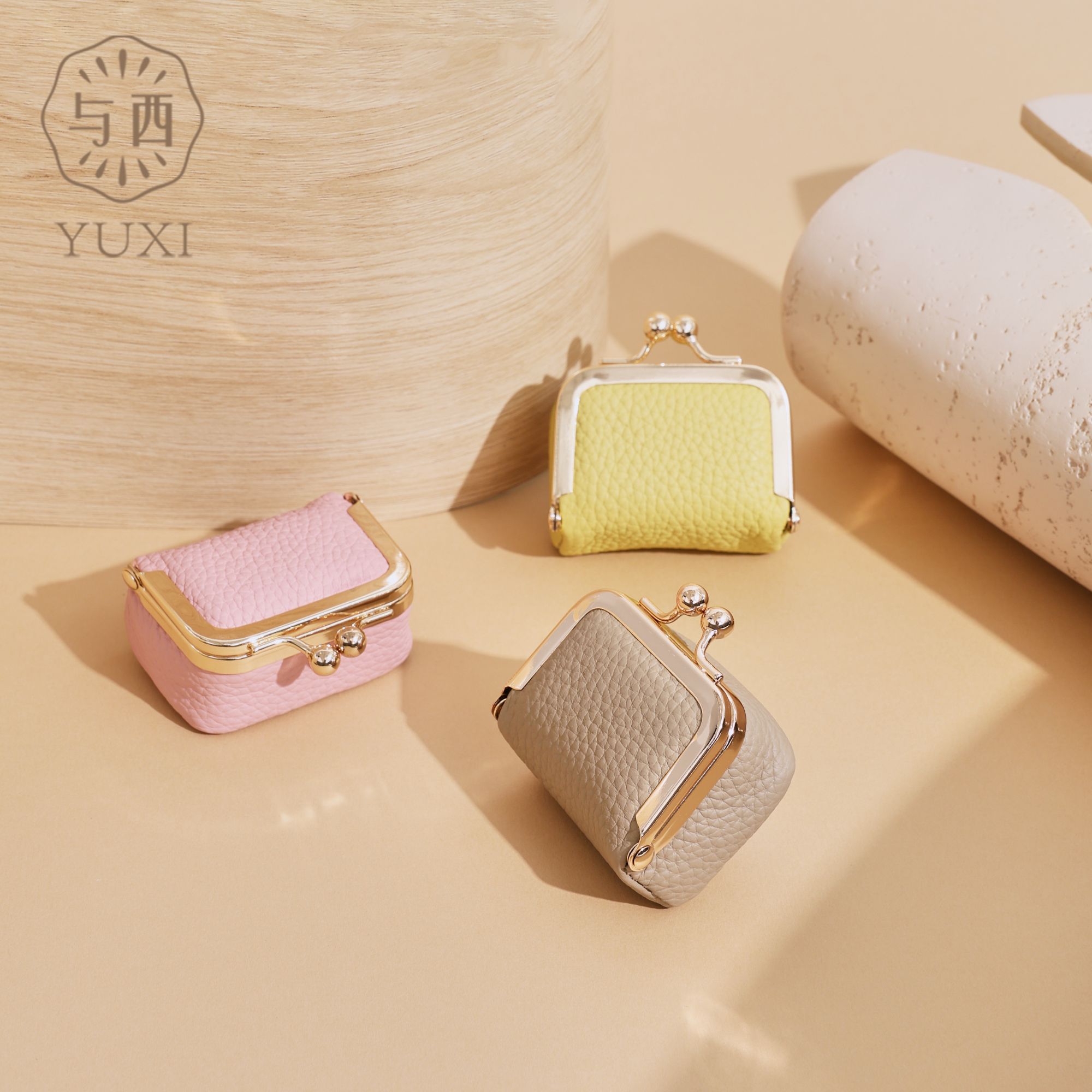 首饰盒/箱 YUXI/与西真皮小巧首饰包简约时尚轻奢戒指项链饰品盒