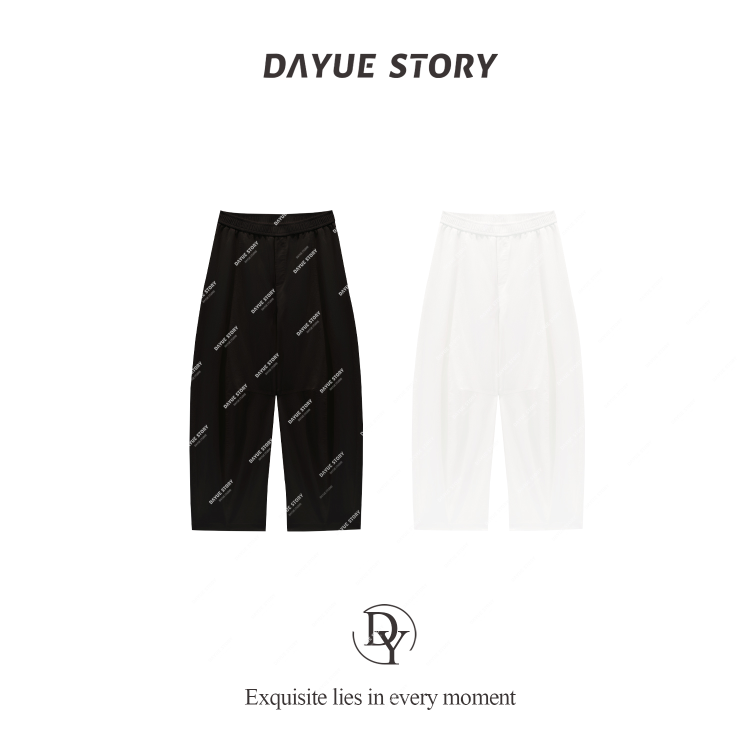 DAYUE【镰刀裤2.0】版型赞！立体剪裁各种腿型都能驾驭肌理休闲裤