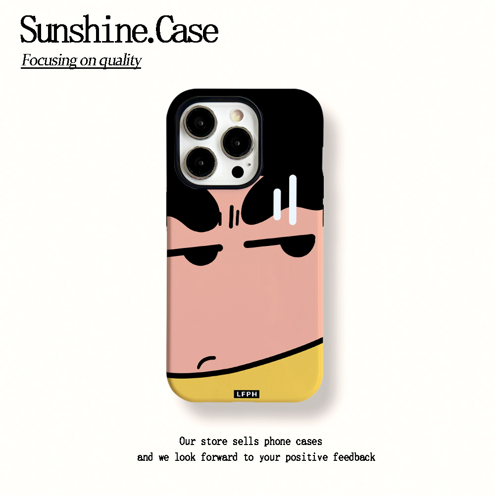 菲林二合一适用苹果华为vivo小米oppo手机壳无语小新16PRO