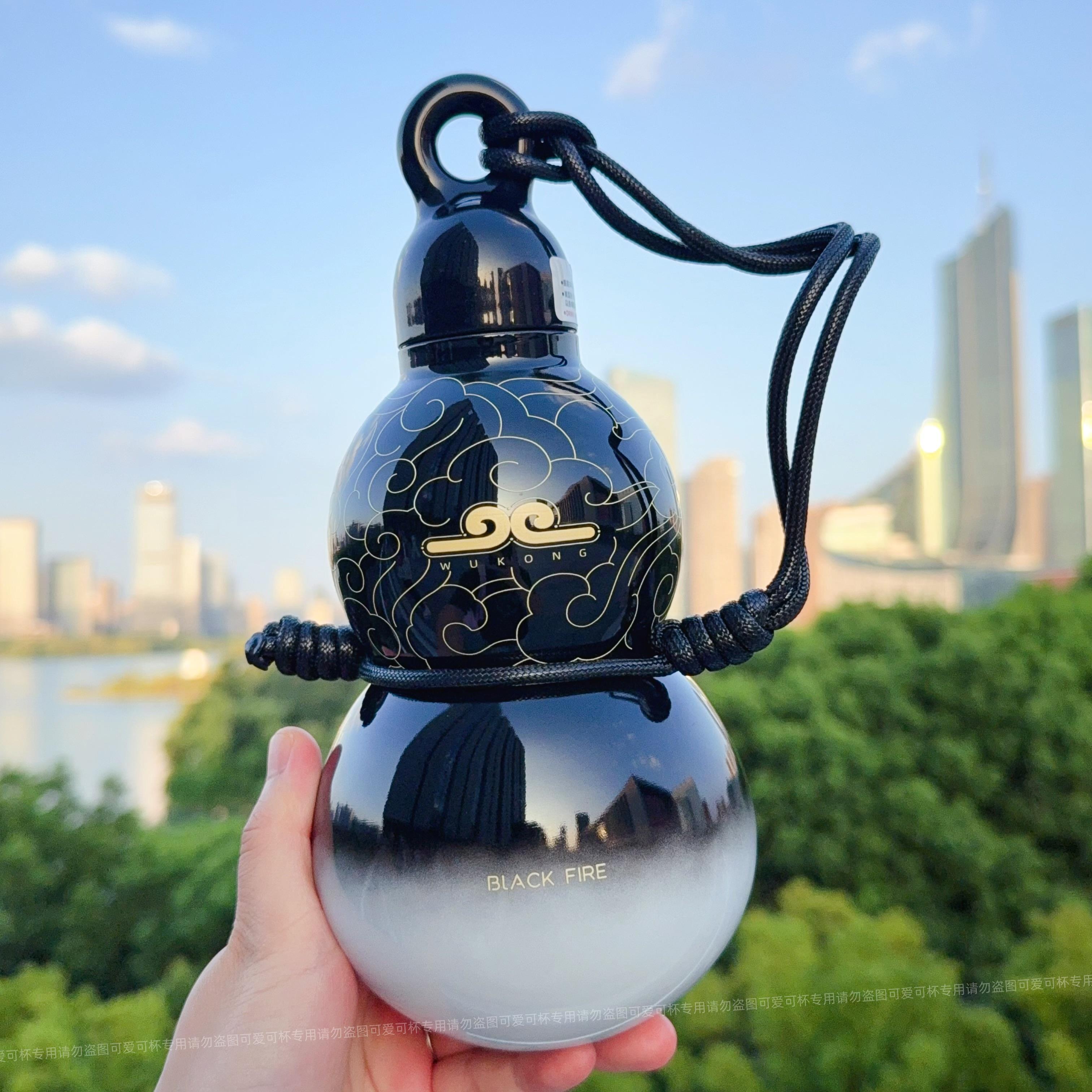 葫芦保温杯男女生高颜值2025新款大容量水壶吸管水杯便携礼物杯子