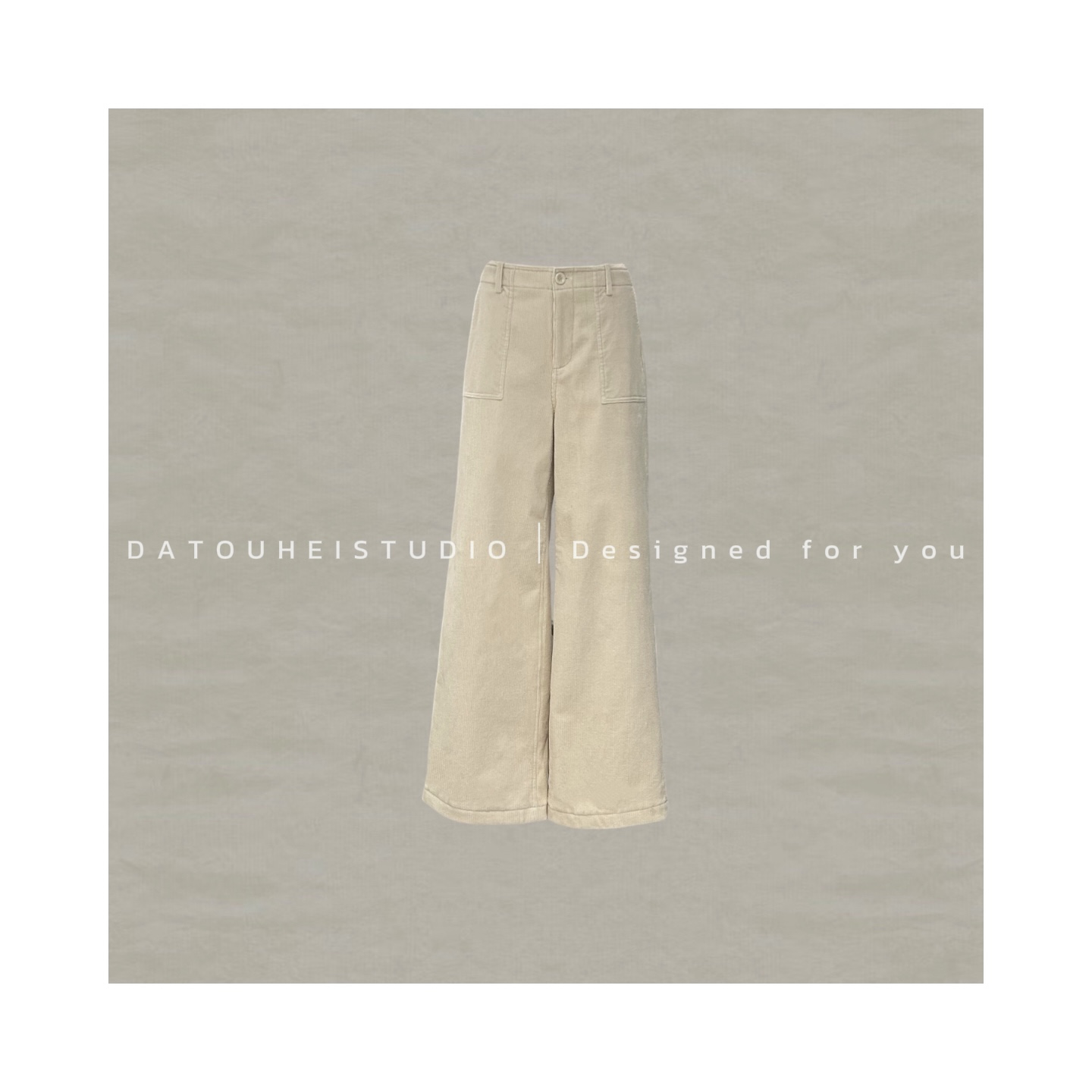 【DATOUHEI 秋冬新品】“秋冬美拉德"百搭灯芯绒休闲裤D225K16776