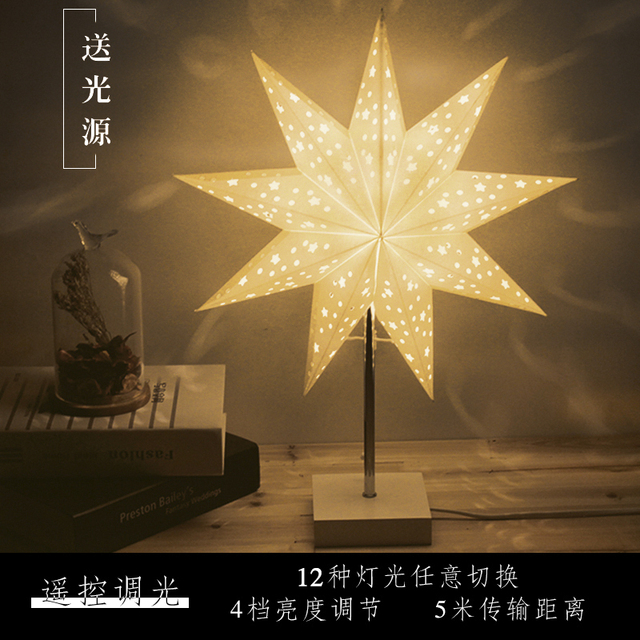 北欧LED星星灯卧室床头创意个性现代简约护眼温馨婴儿喂奶小夜灯
