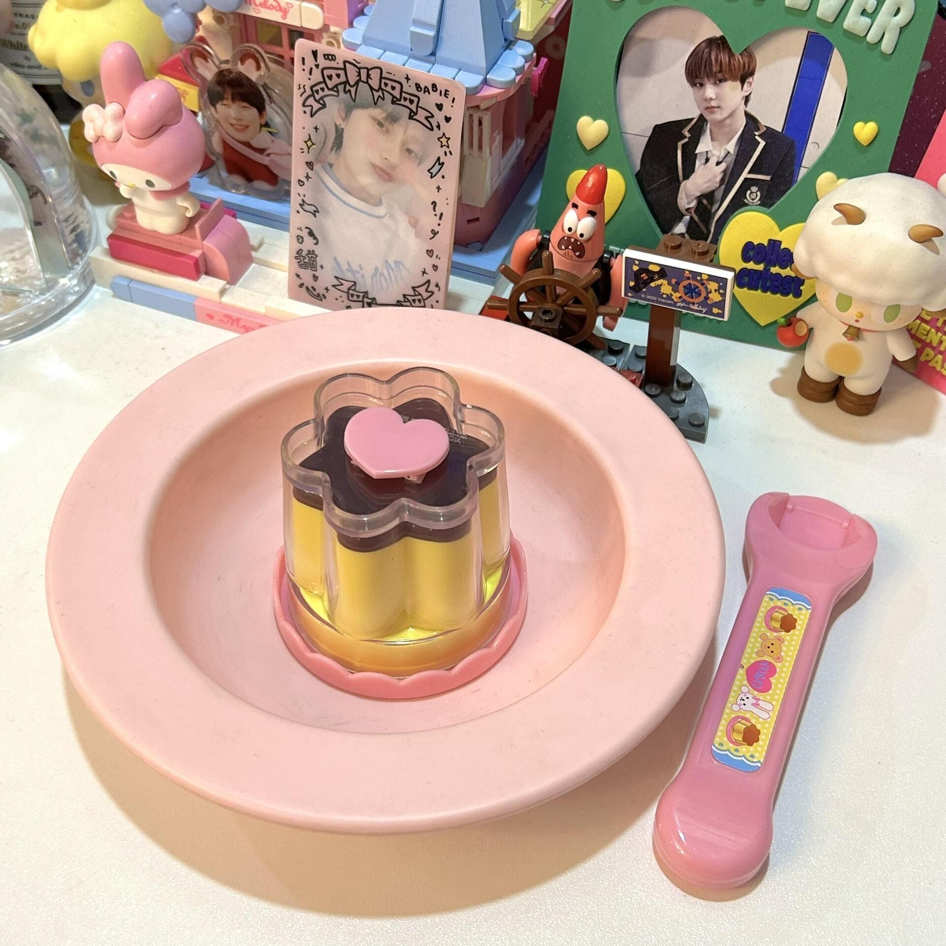 玩具果冻草莓布丁趣味喂食过家家女孩玩具仿真食物生日礼物