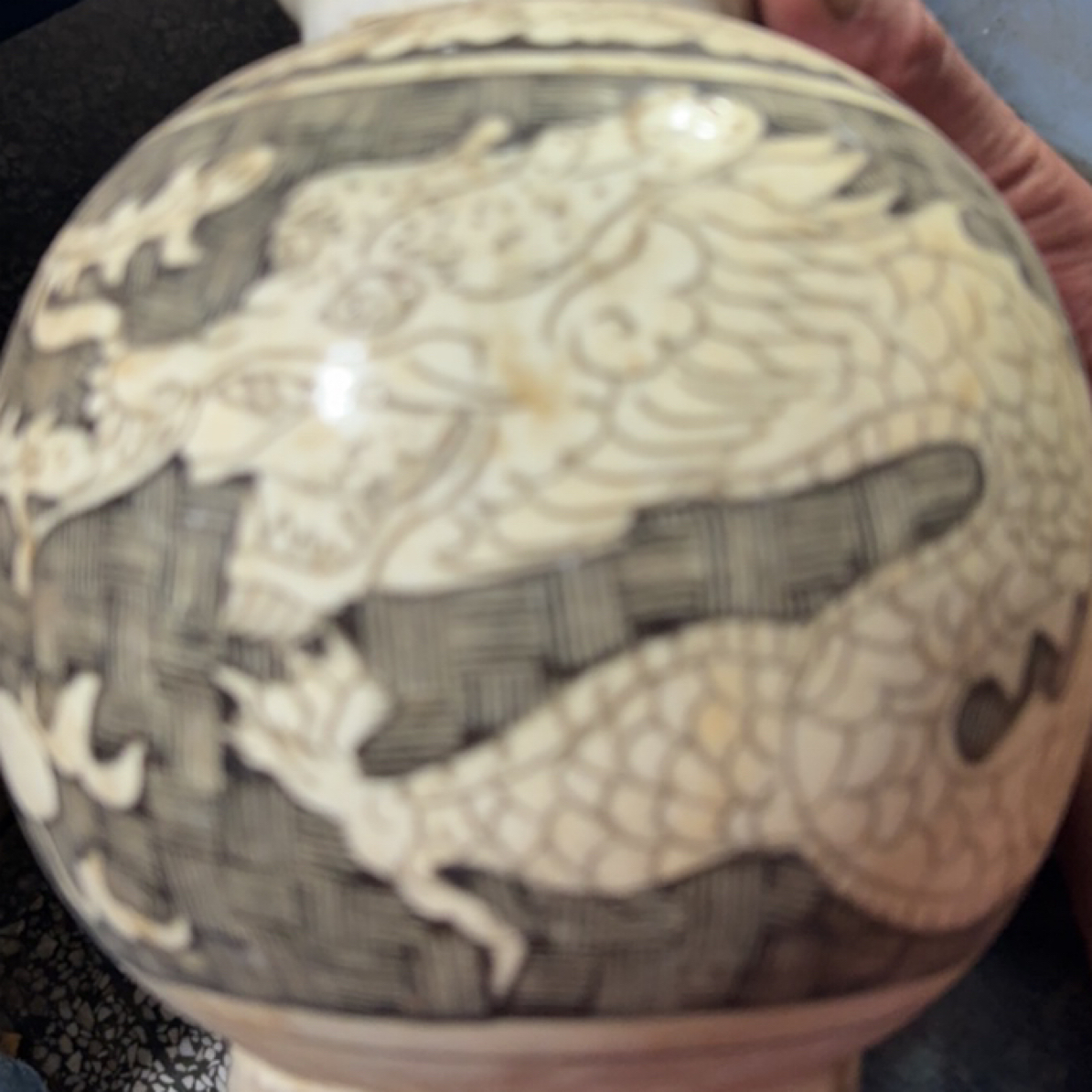 鱼纹磁州窑罐精美