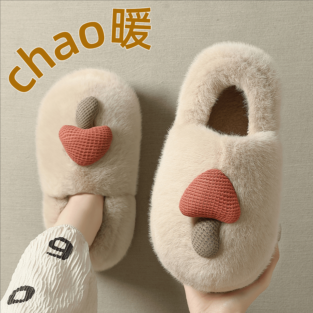 踩屎感棉拖鞋女包跟2025新款秋冬季室内家居厚底保暖毛毛绒月子鞋