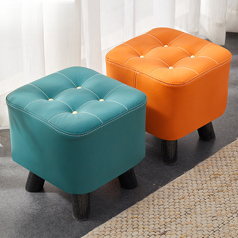 小凳子家用客厅茶几凳实木沙发凳脚踏门口换鞋矮凳创意猫抓皮墩子