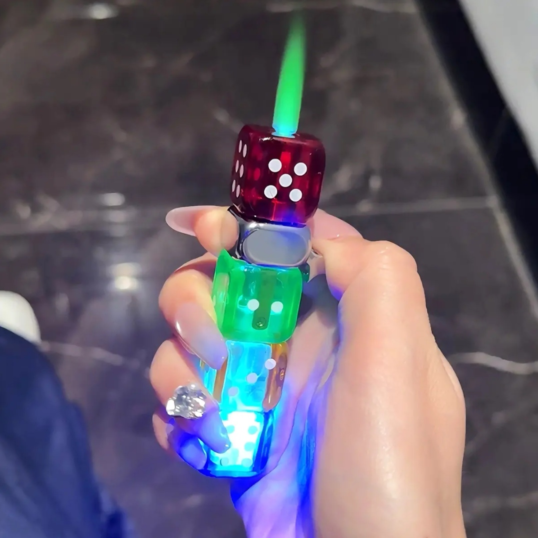 创意旋转打火机点火防风炫酷跑马灯个性打火机2025年火爆款网红款