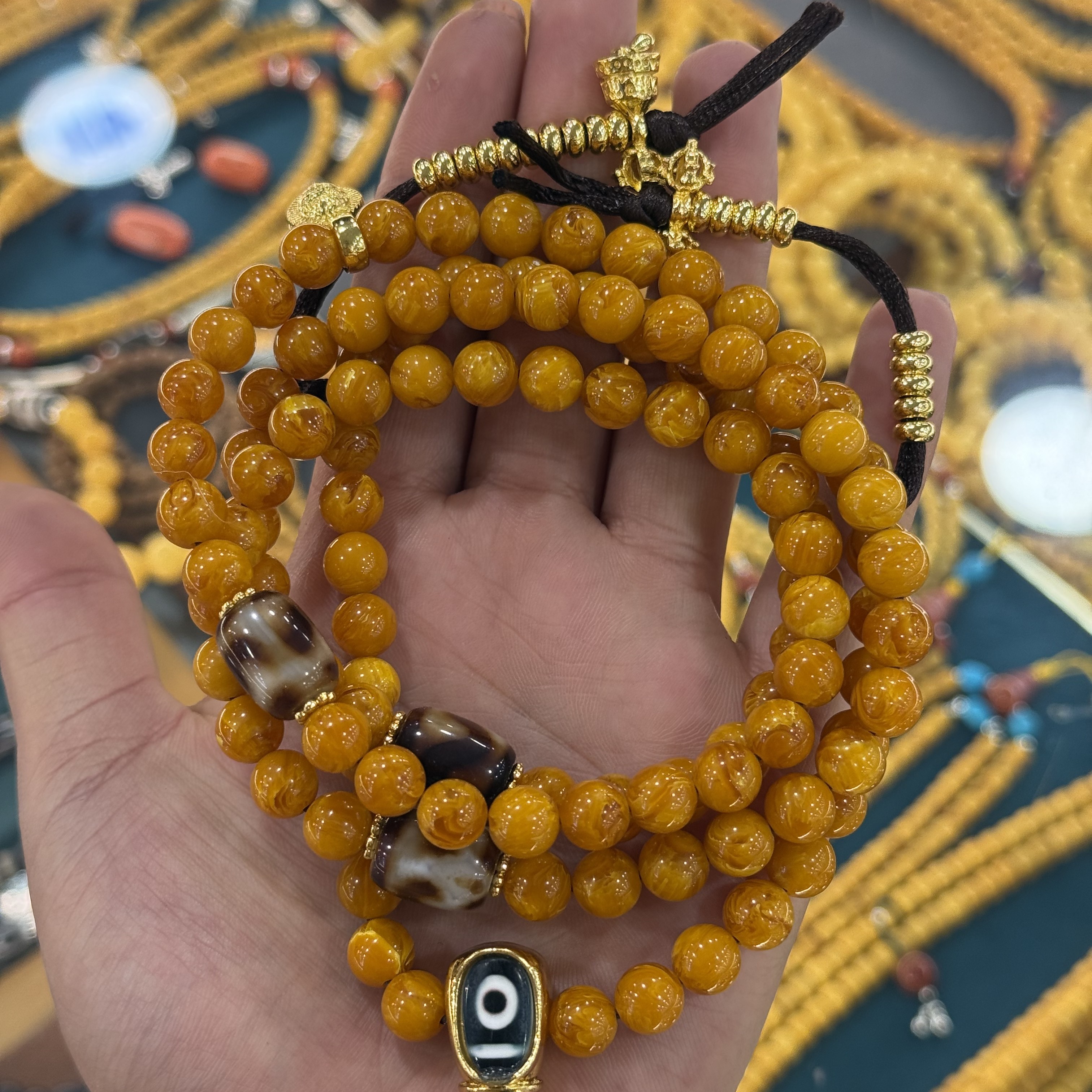 铁合金手链 佛珠，天然材质彰显品质