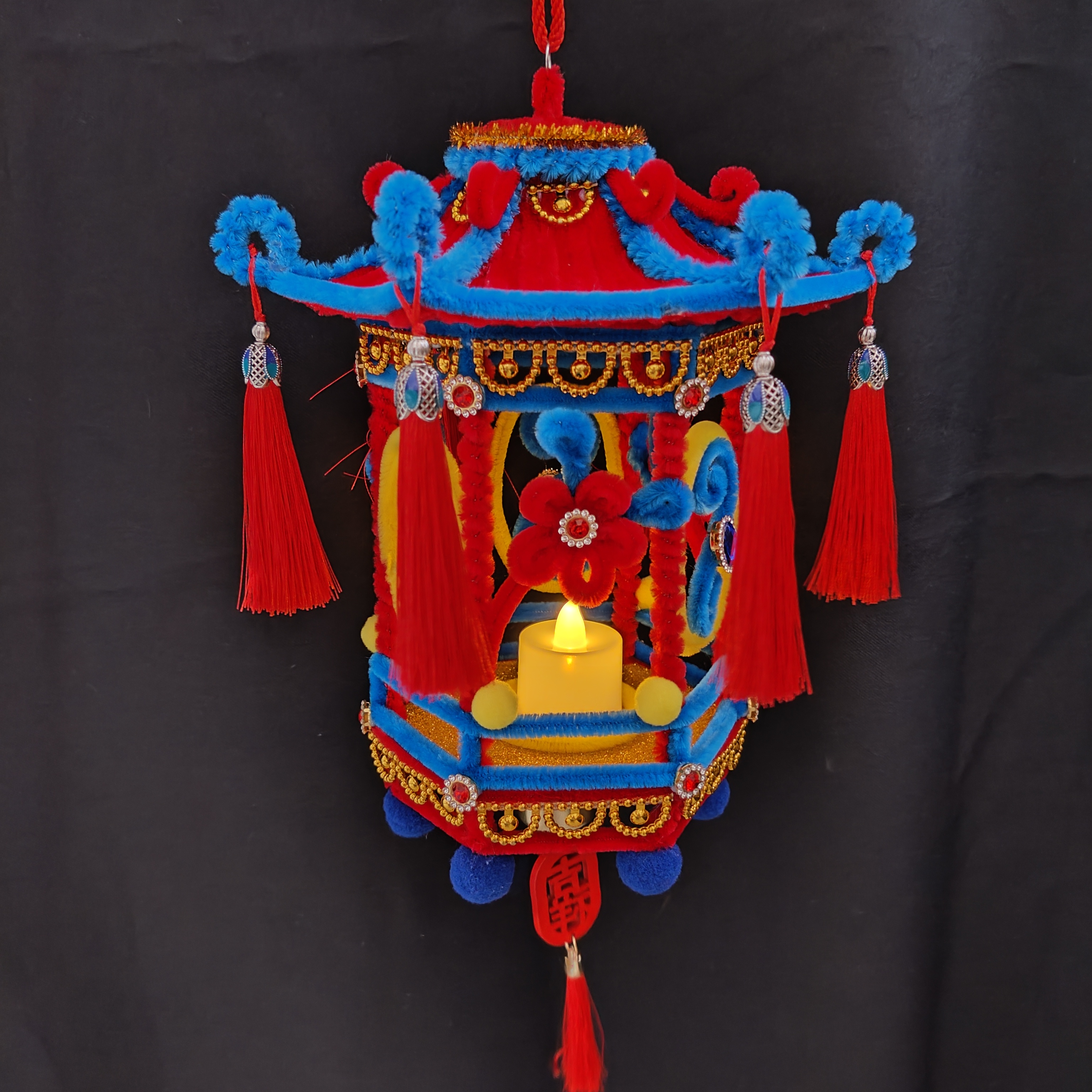 【宫灯】DIY手工宫灯扭扭棒材料包宫灯材料包DIY手工扭扭棒材料配件