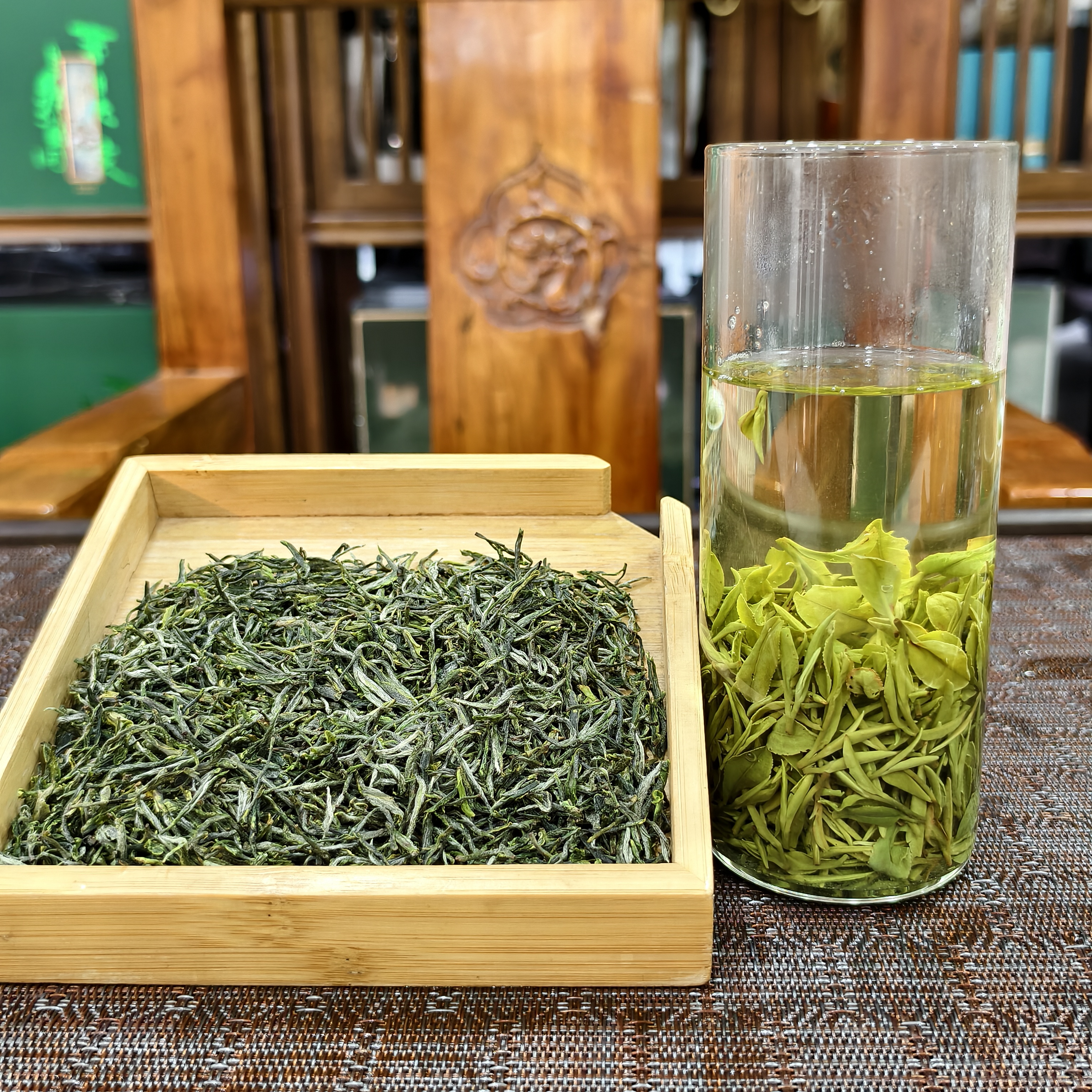 【助农惠友】信阳毛尖集云山纯手工芽叶，老旱茶香高味醇，老茶客首选