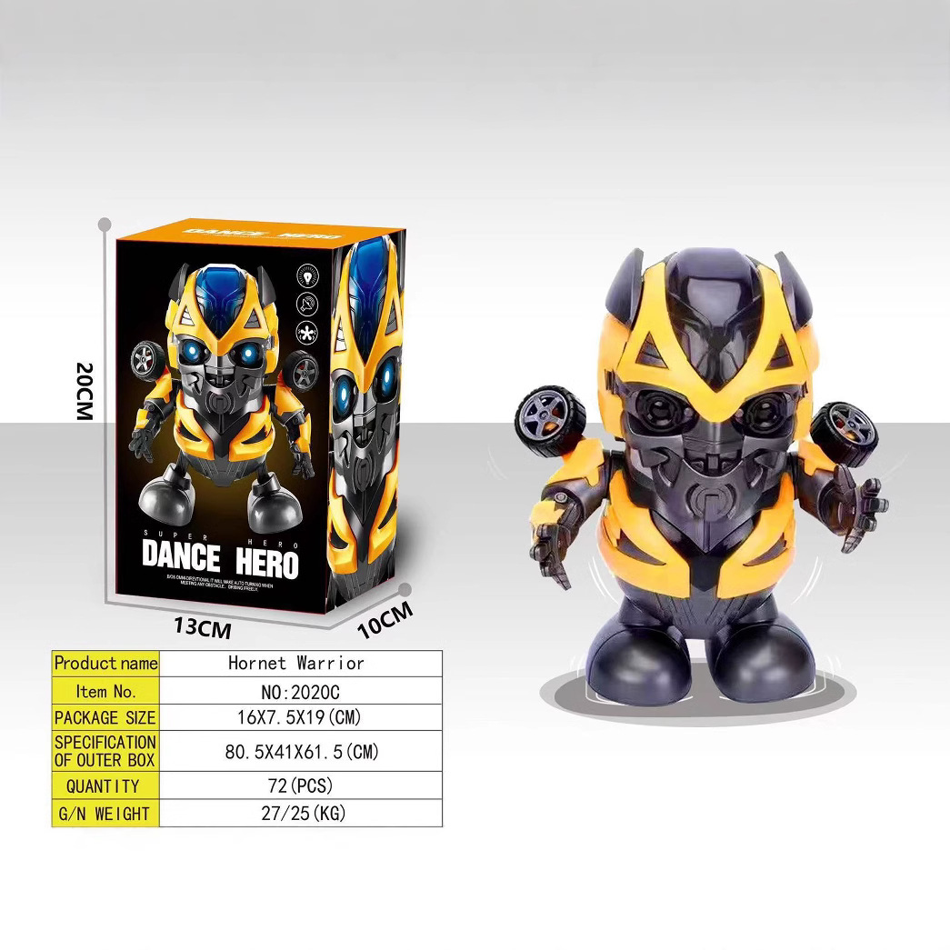 新款会唱歌跳舞的钢铁玩具宝宝电动机器人儿童灯光网红玩具益智