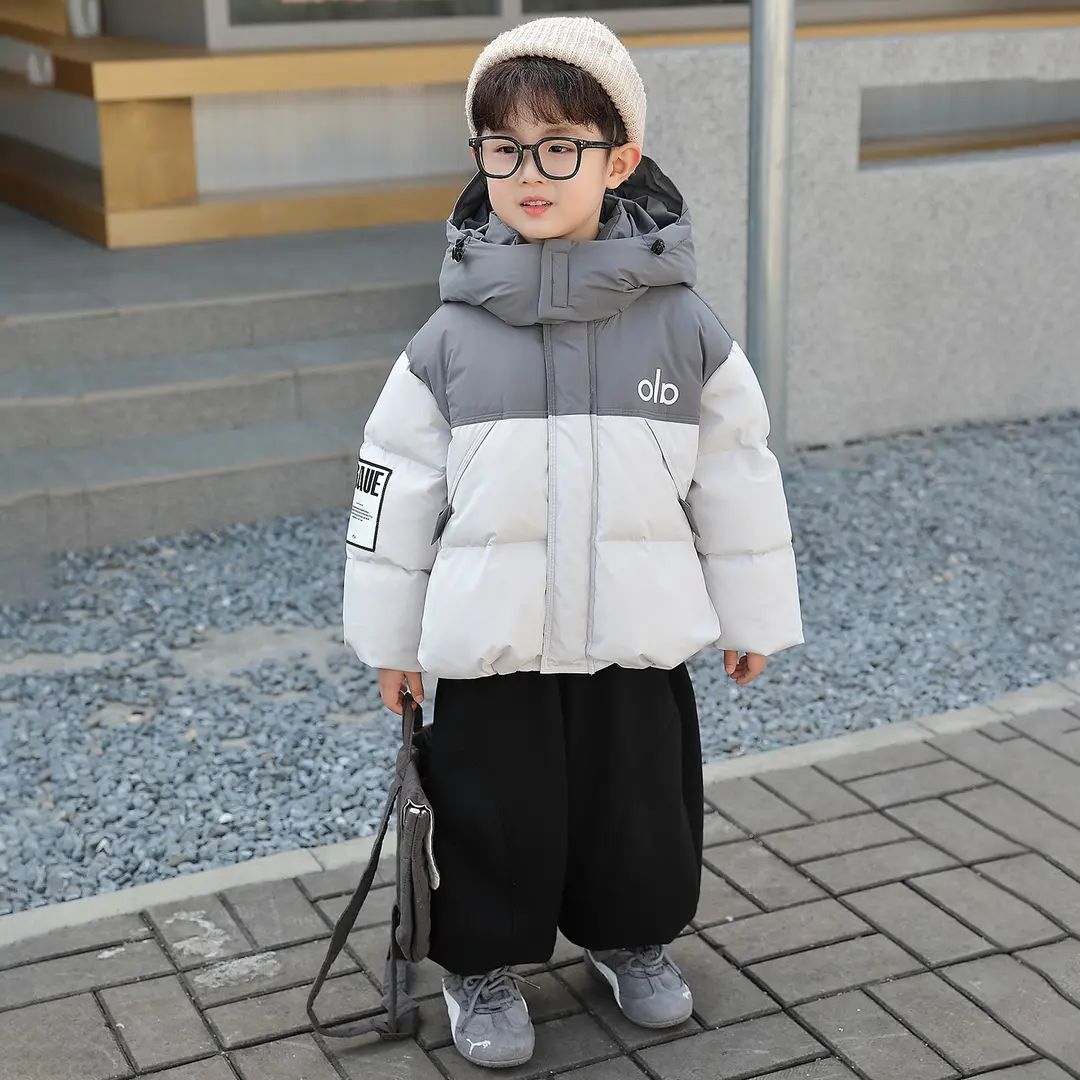 男童羽绒服冬季2025新款帅气儿童白鸭绒外套宝宝冬装加厚保暖棉服